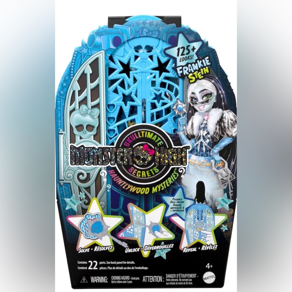 Monster High Skultimate Secrets Doll with Blue and Black Outfit